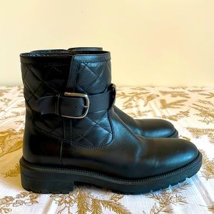 Aquatalia moto boots.